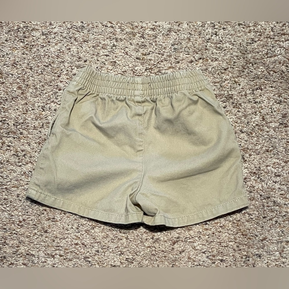 RALPH LAUREN | Baby Boys Classic Twill Pull-on Short | Size 9 Month | Khaki - Picture 4 of 5